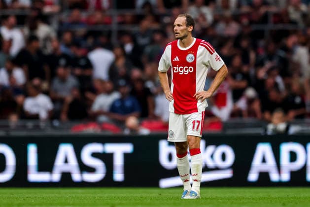 AMSTERDAM, NETHERLANDS - JULY 30: Daley Blind of AFC Ajax looks dejected after conceding his team s first goal during the UEFA Conference League 2026 27 second qualifying round second leg match between AFC Ajax and at Johan Cruijff Arena on July 30, 2026 in Amsterdam, Netherlands.  Copyright: xRenexNijhuis MBxMediax