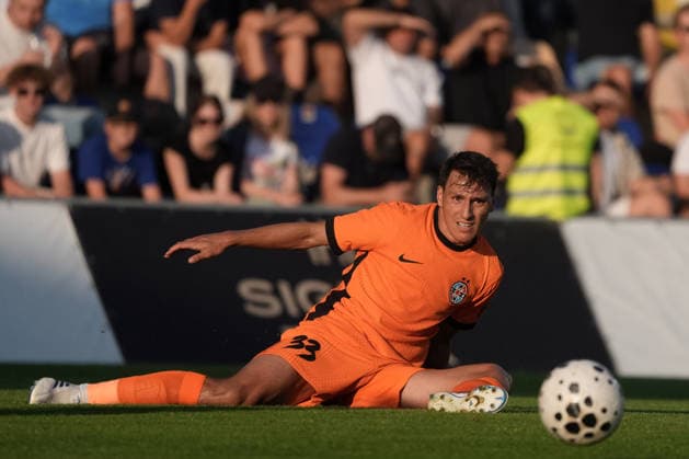 July 30, 2026, Riga, Latvia: Risto Radunovic reacts during UEFA Europa Conference League qualifying round game between Latvian FK Auda and Romanian FCSB in Riga, Latvia, July 30, 2026. Photo: Roman Koksarov Riga Latvia - ZUMAk209 20260730_zsp_k209_030 Copyright: xRomansxKoksarovx