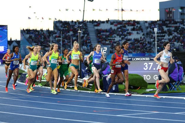 July 30, 2026, Glasgow, Scotland, Great Britain: in the Athletics Women s 5000m Final of the Commonwealth Games Glasgow 2026 at the Scotstoun Stadium in Glasgow, Scotland. Commowealth Games 2026: Athletics  - ZUMAc179 20260730_zep_c179_063 Copyright: xMickaelxChavetx