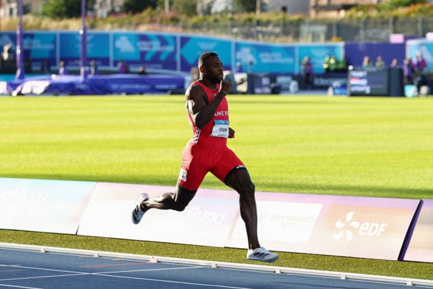 July 30, 2026, Glasgow, Scotland, Great Britain: EMMANUEL ESEME of Cameroon in the Athletics Men s 200m Semi Final of the Commonwealth Games Glasgow 2026 at the Scotstoun Stadium in Glasgow, Scotland. Glasgow Great Britain - ZUMAc179 20260730_zep_c179_065 Copyright: xMickaelxChavetx