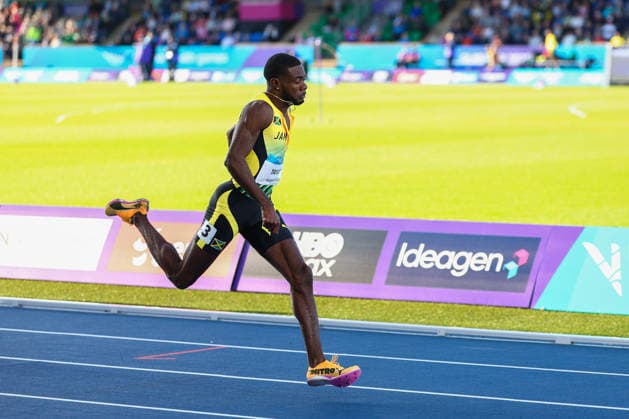 July 30, 2026, Glasgow, Scotland, Great Britain: CHRISTOPHER TAYLOR of Jamaica wins the Athletics Men s 200m Semi Final 1 of the Commonwealth Games Glasgow 2026 at the Scotstoun Stadium in Glasgow, Scotland. Commowealth Games 2026: Athletics  - ZUMAc179 20260730_zep_c179_073 Copyright: xMickaelxChavetx