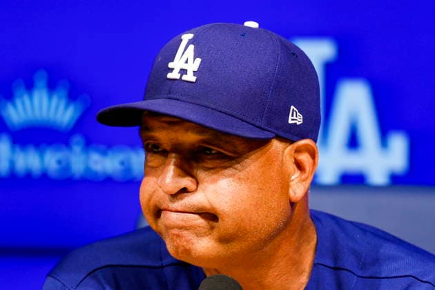 MLB, Baseball Herren, USA - Los Angeles Dodgers vs Seattle Mariners Los Angeles Dodgers manager Dave Roberts speaks to the media prior to an MLB game between the Los Angeles Dodgers and Seattle Mariners at Uniqlo Field in Dodgers Stadium in Los Angeles, California, USA, 30 July 2026. LOS ANGELES CALIFORNIA UNITED STATES  Copyright: xCHRISxTORRESx