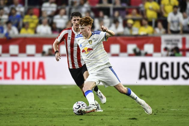 Harry Wilson (Leeds United) during the pre-season friendly match between Sunderland AFC and Leeds United at Sports Illustrated Stadium on July 30, 2026 in Harrison, NJ, United States.  Copyright: xRebekahxWynkoopx xSPPx Sportspressphoto_SPR198735