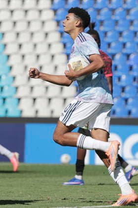 CONCACAF U-20 Championship - Costa Rica vs Antigua and Bermuda Dax Palmer of Costa Rica celebrates a goal during the CONCACAF U-20 Championship match between Costa Rica and Antigua and Barbuda in Puebla, Mexico, 30 July 2026. PUEBLA Mexico  Copyright: xHILDAxRIOSx