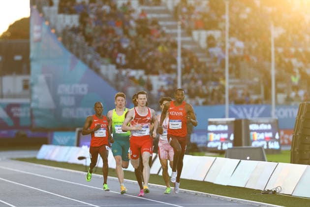 July 30, 2026, Glasgow, Scotland, Great Britain: MAX BURGIN of England in the Athletics Men s 800m Semi Final 2 of the Commonwealth Games Glasgow 2026 at the Scotstoun Stadium in Glasgow, Scotland. Glasgow Great Britain - ZUMAc179 20260730_zep_c179_145 Copyright: xMickaelxChavetx