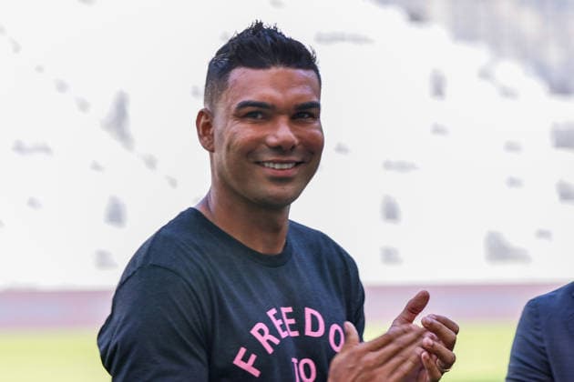 July 30, 2026, Miami, Florida, USA: Brazilian midfielder Casemiro is introduced as Inter Miami s new signing during a welcome and media event at NU Stadium in Miami, Florida, Miami USA - ZUMAa257 20260730_zsp_a257_002 Copyright: xChrisxArjoonx