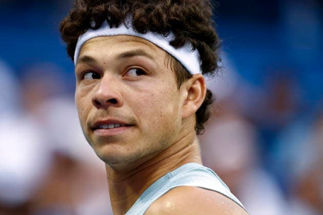 Mubadala Citi DC Tennis Open Ben Shelton of the USA in action against France™s Ugo Humbert in their round 16 match at the Mubadala Citi DC Open in Washington, DC, USA, 30 July 2026. WASHINGTON, DC DC UNITED STATES  Copyright: xWILLxOLIVERx