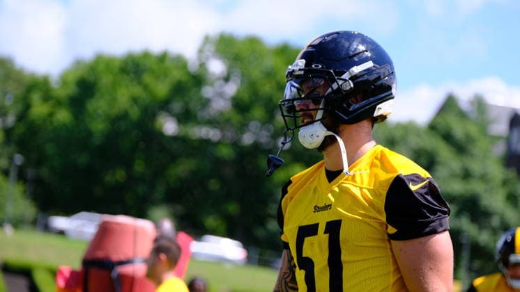 July 30, 2026: Nick Herbig 51 during the Pittsburgh Steelers training camp in Latrobe, PA CSM Latrobe USA - ZUMAcp5_ 20260730_faf_cp5_028 Copyright: xJasonxPohuskix