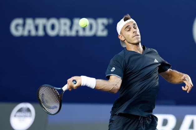 LOS CABOS TENNIS OPEN 2026 LOS CABOS TENNIS OPEN 2026 FRANCISCO CERUNDOLO VS ARTHUR GEA 30072026 LOS CABOS, BAJA CALIFORNIA, MEXICO. Action photo of Francisco Cerundolo of Argentina, during quarter final game of the Los Cabos Tennis Open 2026 held at the Cabo Sports Complex in Baja California, Mexico. Foto de accion de Francisco Cerundolo de Argentina,, durante juego de cuartos de final del Los Cabos Tennis Open 2026 celebrado en el Cabo Sports Complex de Baja California, Mexico. PHOTO BY IMAGENSHOP AGENCIA FOTOGRAFICA LOS CABOS BAJA CALIFORNIA MEXICO *** LOS CABOS TENNIS OPEN 2026 LOS CABOS TENNIS OPEN 2026 FRANCISCO CERUNDOLO VS ARTHUR GEA 07 30 2026 LOS CABOS, BAJA CALIFORNIA, MEXICO Action photo of Francisco Cerundolo of Argentina during the quarterfinal match of the 2026 Los Cabos Tennis Open held at the Cabo Sports Complex in Baja California, Mexico Action photo of Francisco Cerundolo of Argentina, during the quarterfinal match of the 2026 Los Cabos Tennis Open held at the Cabo Sports Complex in Baja California, Mexico. PHOTO BY IMAGENSHOP PHOTO AGENCY LOS CABOS, BAJA CALIFORNIA, MEXICO Copyright: xIMAGENSHOPxAGENCIAxFOTOGRAFICAx