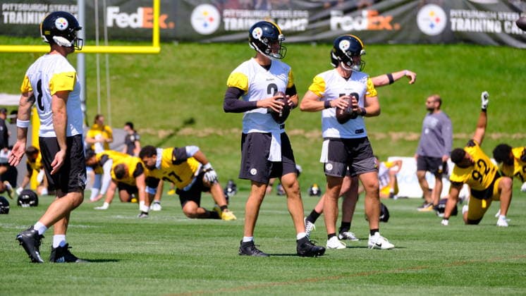 July 30, 2026: Mason Rudolph 2 during the Pittsburgh Steelers training camp in Latrobe, PA CSM NFL, American Football Herren, USA 2026: Steelers Training Camp JULY 30  - ZUMAcp5_ 20260730_faf_cp5_101 Copyright: xJasonxPohuskix