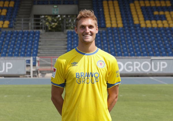 Lukas Frenkert (Eintracht Braunschweig) ; Eintracht Braunschweig; 2.BL, Portraettermin 2026 2027 *** Lukas Frenkert, Eintracht Braunschweig, Eintracht Braunschweig 2 (2nd Bundesliga), Photo Shoot 2026, 2027