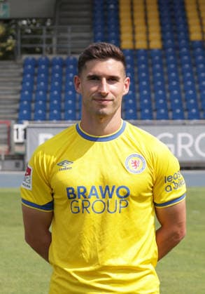 Robin Heusser (Eintracht Braunschweig) ; Eintracht Braunschweig; 2.BL, Portraettermin 2026 2027 *** Robin Heusser, Eintracht Braunschweig, Eintracht Braunschweig 2 (2nd Bundesliga), Photo Shoot 2026–2027