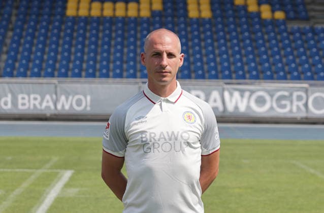 Co-Trainer Stefan Kulovits (Eintracht Braunschweig) ; Eintracht Braunschweig; 2.BL, Portraettermin 2026 2027 *** Assistant Coach Stefan Kulovits, Eintracht Braunschweig, Eintracht Braunschweig 2 (2. Bundesliga), Photo Shoot 2026–2027