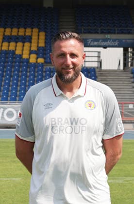 Torwarttrainer Jasmin Fejzic (Eintracht Braunschweig) ; Eintracht Braunschweig; 2.BL, Portraettermin 2026 2027 *** Goalkeeper Coach Jasmin Fejzic, Eintracht Braunschweig, Eintracht Braunschweig 2 (2nd Bundesliga), Photo Shoot 2026–2027