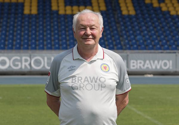 Betreuer Berthold Schliwa (Eintracht Braunschweig); Eintracht Braunschweig; 2.BL, Portraettermin 2026 2027 *** Coach Berthold Schliwa, Eintracht Braunschweig, Eintracht Braunschweig 2 (2nd Bundesliga), Photo Shoot 2026, 2027