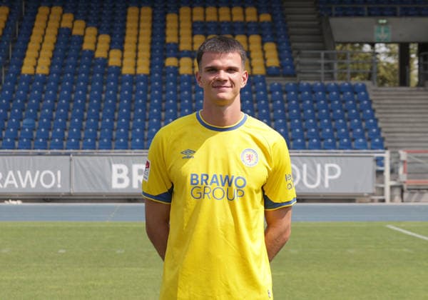 Frederik Jaekel (Eintracht Braunschweig) ; Eintracht Braunschweig; 2.BL, Portraettermin 2026 2027 *** Frederik Jaekel Eintracht Braunschweig Eintracht Braunschweig 2nd Bundesliga, Photo Shoot 2026 2027