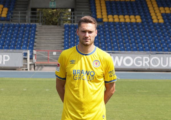 Maximilian Entrup (Eintracht Braunschweig) ; Eintracht Braunschweig; 2.BL, Portraettermin 2026 2027 *** Maximilian Entrup, Eintracht Braunschweig, Eintracht Braunschweig 2 (2nd Bundesliga), Photo Shoot 2026–2027
