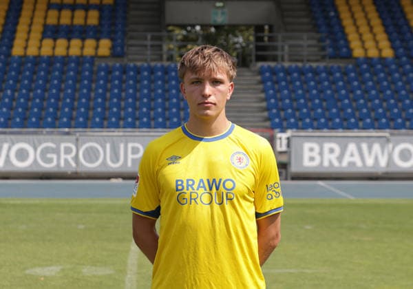 Tristan Wagner (Eintracht Braunschweig) ; Eintracht Braunschweig; 2.BL, Portraettermin 2026 2027 *** Tristan Wagner, Eintracht Braunschweig, Eintracht Braunschweig 2 (2nd Bundesliga), Photo Shoot 2026–2027