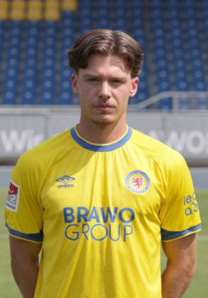 Sidney Raebiger (Eintracht Braunschweig) ; Eintracht Braunschweig; 2.BL, Portraettermin 2026 2027 *** Sidney Raebiger, Eintracht Braunschweig, Eintracht Braunschweig 2 (2nd Bundesliga), Photo Shoot 2026–2027