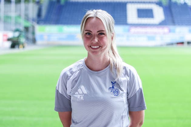 Fussball, 3.Liga Saison 2026 2027 Team- und Porträtfototermin MSV Duisburg 30.07.2026, schauinsland-reisen-arena Katharina Keßler (Physio, MSV Duisburg) Duisburg schauinsland-reisen-arena Nordrhein-Westfalen Deutschland *** Sports, Soccer, 3rd Division 2026–2027 Season: MSV Duisburg Team and Portrait Photo Session, July 30, 2026, Schauinsland Reisen Arena, Katharina Keßler (physical therapist), MSV Duisburg, Duisburg, Schauinsland Reisen Arena, North Rhine-Westphalia, Germany
