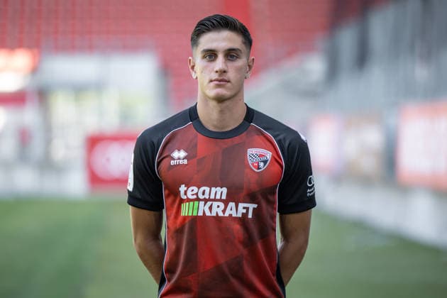 Emre Gül (5, FCI) ; FC Ingolstadt 04; 3.Liga, Porträttermin 2026 2027, 3. Liga - FC Ingolstadt 04 Saison 2026 2027 *** Emre Gül 5, FCI FC Ingolstadt 04, 3. Liga, Profile 2026–2027, FC Ingolstadt 04 3. Liga Season 2026–2027