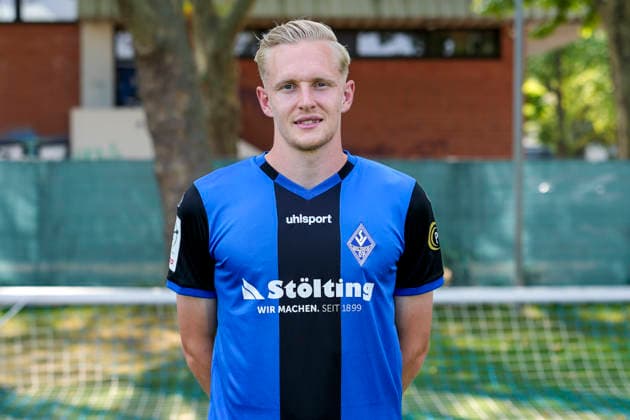 Julian Rieckmann; SV Waldhof Mannheim; 3.Liga, Porträttermin 2026 2027 *** Julian Rieckmann, SV Waldhof Mannheim (3. Liga), Profile Session 2026–2027 xozx