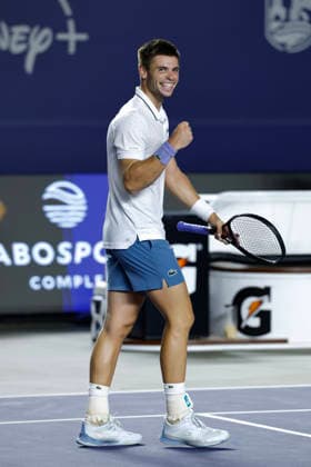 LOS CABOS TENNIS OPEN 2026 LOS CABOS TENNIS OPEN 2026 FRANCISCO CERUNDOLO VS ARTHUR GEA 30072026 LOS CABOS, BAJA CALIFORNIA, MEXICO. Action photo of Arthur Gea of France, during quarter final game of the Los Cabos Tennis Open 2026 held at the Cabo Sports Complex in Baja California, Mexico. Foto de accion de Arthur Gea de Francia, durante juego de cuartos de final del Los Cabos Tennis Open 2026 celebrado en el Cabo Sports Complex de Baja California, Mexico. PHOTO BY IMAGENSHOP AGENCIA FOTOGRAFICA LOS CABOS BAJA CALIFORNIA MEXICO *** LOS CABOS TENNIS OPEN 2026 LOS CABOS TENNIS OPEN 2026 FRANCISCO CERUNDOLO VS ARTHUR GEA 07 30 2026 LOS CABOS, BAJA CALIFORNIA, MEXICO Action photo of Arthur Gea of France during the quarterfinal match of the 2026 Los Cabos Tennis Open held at the Cabo Sports Complex in Baja California, Mexico Action photo of Arthur Gea of France, during the quarterfinal match of the 2026 Los Cabos Tennis Open held at the Cabo Sports Complex in Baja California, Mexico PHOTO BY IMAGENSHOP PHOTO AGENCY LOS CABOS BAJA CALIFORNIA MEXICO Copyright: xIMAGENSHOPxAGENCIAxFOTOGRAFICAx
