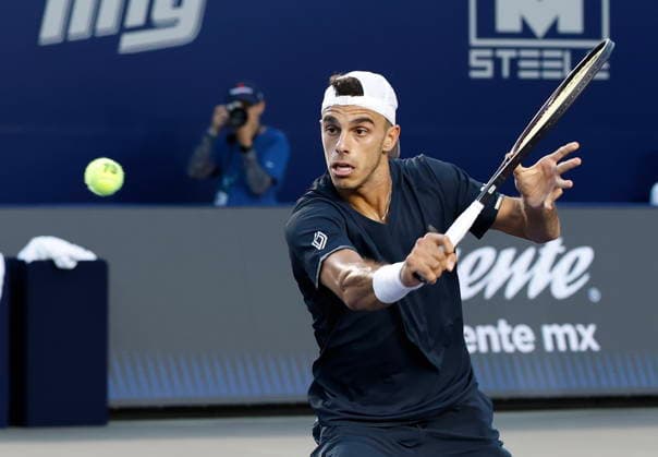 Mifel Tennis Open in Mexico Francisco Cerundolo of Argentina in action against Arthur Gea of France during the Mifel Tennis Open by Telcel Oppo Los Cabos Tournament in the state of Baja California Sur, Mexico, 30 July 2026. Los Cabos Mexico  Copyright: xJorgexReyesx