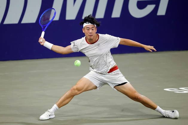Mifel Tennis Open in Mexico Coleman Wong of Hong Kong in action against Jenson Brooksby of the USA during the Mifel Tennis Open by Telcel Oppo Los Cabos Tournament in the state of Baja California Sur, Mexico, 30 July 2026. Los Cabos Mexico  Copyright: xJorgexReyesx
