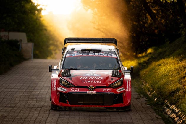 2026 FIA WRC, Motorsport Rallye, WM Secto Rally Finland - Day 1 Oliver Solberg of Sweden and co-driver Elliott Edmondson of Great Britain are pictured in a Toyota GR Yaris Rally1 of Toyota Gazoo Racing WRT during the FIA WRC SECTO RALLY FINLAND in Jyvaskyla, Finland. Jyväskylä Finland  Copyright: xFedericoxManonix originalFilename:manoni-fiawrc20260730_npwFz.jpg