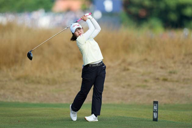 LYTHAM, ENGLAND - JULY 30: Ayaka Furue (JPN) plays from the third tee during Round 1 at the 50th AIG Women™s Open Championship at the Royal Lytham and St Anne™s Golf Club, Lytham on July 30, 2026 in Lancashire, England The 50th AIG Women™s Open Championship