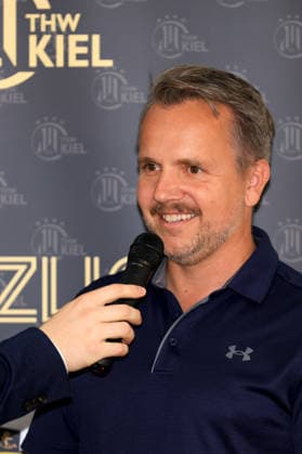 HANDBALL - HBL, Kiel, training camp GRAZ,AUSTRIA,31.JUL.26 - HANDBALL - HBL Handball-Bundesliga, THW Kiel, press conference, PK, Pressekonferenz Image shows managing director Michael Feiertag (Steiermark Tourismus).  GEPAxpictures xMarioxBuehner-Weinrauch