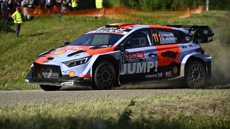 LKS 20260731 Thierry Neuville of Belgium during the special stage Saarikas at the WRC, Motorsport Rallye, WM Rally Finland in Jyväskylä, Finland on July 31, 2026. - RONI REKOMAA Jyväskylä Finland EUGmEhQ59Lk  Copyright: xRonixRekomaax EUGmEhQ59Lk