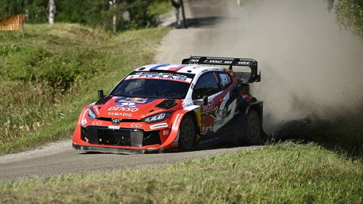 LKS 20260731 Sébastien Ogier of France during the special stage Saarikas at the WRC, Motorsport Rallye, WM Rally Finland in Jyväskylä, Finland on July 31, 2026. - RONI REKOMAA Jyväskylä Finland GfiMhszlXyU  Copyright: xRonixRekomaax GfiMhszlXyU