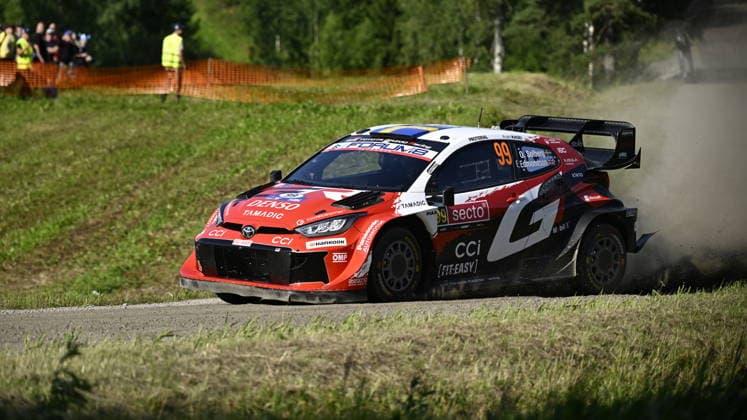 LKS 20260731 Oliver Solberg of Sweden during the special stage Saarikas at the WRC, Motorsport Rallye, WM Rally Finland in Jyväskylä, Finland on July 31, 2026. - RONI REKOMAA Jyväskylä Finland mBIySjgsEOE  Copyright: xRonixRekomaax mBIySjgsEOE