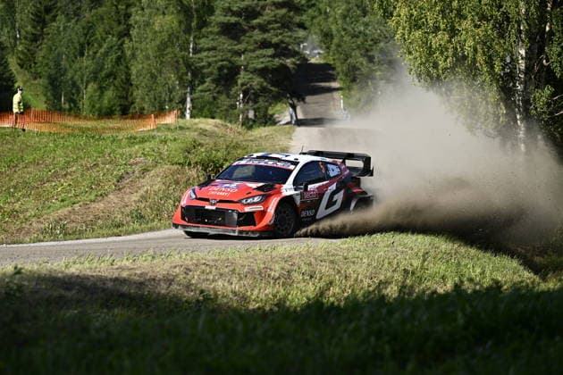 LKS 20260731 Sami Pajari of Finland during the special stage Saarikas at the WRC, Motorsport Rallye, WM Rally Finland in Jyväskylä, Finland on July 31, 2026. - RONI REKOMAA Jyväskylä Finland AUkSTmFbCOE  Copyright: xRonixRekomaax AUkSTmFbCOE