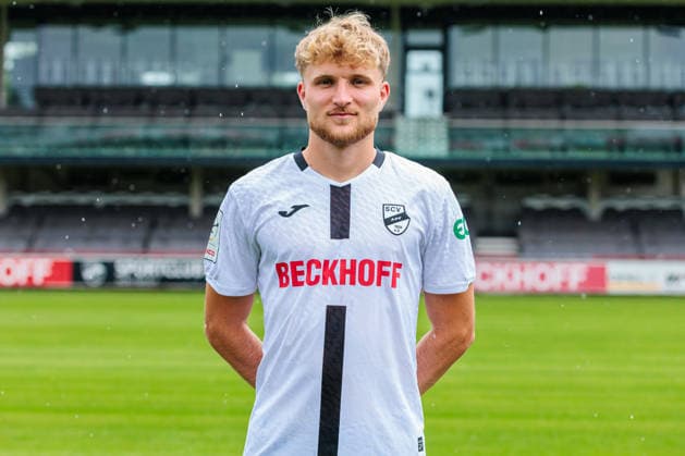 Moritz Kaube; SC Verl; 3. Liga, Porträttermin 2026 2027 GER, Porträttermin SC Verl, Fussball, 3. Liga, Spielzeit 2026 2027, 30.07.2026 GER, Porträttermin SC Verl, Fussball, 3. Liga, Spielzeit 2026 2027, 30.07.2026 Verl *** Moritz Kaube, SC Verl, 3rd Division, Photo Shoot 2026–2027 GER, SC Verl Photo Shoot, Soccer, 3rd Division, 2026–2027 Season, July 30, 2026 GER, SC Verl Profile Session, Soccer, 3rd Division, 2026–2027 Season, July 30, 2026 Verl Copyright: xEibner-Pressefoto JanxRollingerx EP_JSK