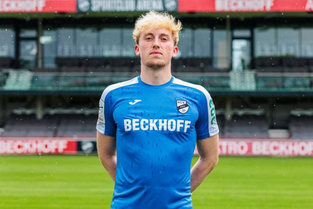 Julian Fuest; SC Verl; 3. Liga, Porträttermin 2026 2027 GER, Porträttermin SC Verl, Fussball, 3. Liga, Spielzeit 2026 2027, 30.07.2026 GER, Porträttermin SC Verl, Fussball, 3. Liga, Spielzeit 2026 2027, 30.07.2026 Verl *** Julian Fuest, SC Verl, 3rd Division, Photo Shoot 2026–2027 GER, SC Verl Photo Shoot, Soccer, 3rd Division, 2026–2027 Season, July 30, 2026 GER, SC Verl portrait session, soccer, 3rd Division, 2026–2027 season, July 30, 2026 Verl Copyright: xEibner-Pressefoto JanxRollingerx EP_JSK