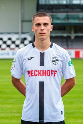 Almin Mesanovic; SC Verl; 3. Liga, Porträttermin 2026 2027 GER, Porträttermin SC Verl, Fussball, 3. Liga, Spielzeit 2026 2027, 30.07.2026 GER, Porträttermin SC Verl, Fussball, 3. Liga, Spielzeit 2026 2027, 30.07.2026 Verl *** Almin Mesanovic, SC Verl, 3rd Division, Photo Shoot 2026–2027 GER, SC Verl Photo Shoot, Soccer, 3rd Division, 2026–2027 Season, July 30, 2026 GER, SC Verl profile shoot, soccer, 3. Liga, 2026–2027 season, July 30, 2026 Verl Copyright: xEibner-Pressefoto JanxRollingerx EP_JSK