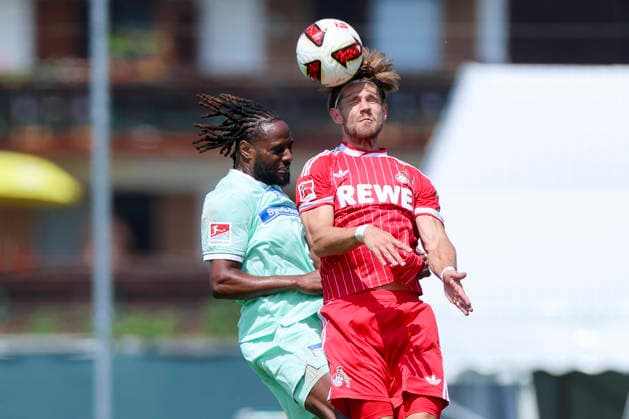 Pascal Klemens (Hertha BSC Berlin) und Jan Thielmann (1. FC Köln) kämpfen um den Ball, Friendly match, 1. FC Köln v Hertha BSC Berlin, Koasastadion am 31. July 2026 in St. Johann in Tirol, Österreich. (Foto von Marco Steinbrenner DeFodi Images) Pascal Klemens (Hertha BSC Berlin) und Jan Thielmann (1. FC Köln) battle for the ball, Friendly match, 1. FC Köln v Hertha BSC Berlin, Koasastadion, July 31, 2026 in St. Johann in Tirol, Austria. (Photo by Marco Steinbrenner DeFodi Images) - *** Pascal Klemens of Hertha BSC Berlin and Jan Thielmann of 1 FC Köln battle for the ball, Friendly match, 1 FC Köln vs. Hertha BSC Berlin, Koasastadion on July 31, 2026, in St. Johann in Tirol, Austria. Photo by Marco Steinbrenner, DeFodi Images. Pascal Klemens of Hertha BSC Berlin and Jan Thielmann of 1 FC Köln battle for the ball, Friendly match, 1 FC Köln vs. Hertha BSC Berlin, Koasastadion, July 31, 2026, in St. Johann in Tirol, Austria. Photo by Marco Steinbrenner, DeFodi Images