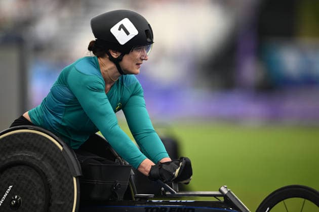COM26 ATHLETICS, Eliza Ault-Connell of Australia competes in the Women s 1500m T54 Final during the Glasgow 2026 Commonwealth Games at Scotstoun Stadium in Glasgow, Scotland, Friday, July 31, 2026. ( NO ARCHIVING, EDITORIAL USE ONLY Glasgow United Kingdom  Copyright: xJOELxCARRETTx 20260731123533114748