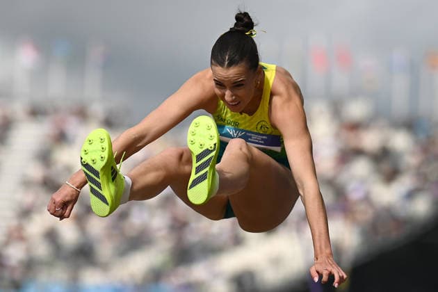 COM26 ATHLETICS, Delta Amidzovski of Australia competes in the Women s Long Jump Qualifying during the Glasgow 2026 Commonwealth Games at Scotstoun Stadium in Glasgow, Scotland, Friday, July 31, 2026. ( NO ARCHIVING, EDITORIAL USE ONLY Glasgow United Kingdom  Copyright: xJOELxCARRETTx 20260731177537853626