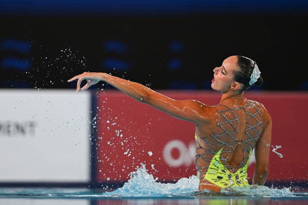 France, Paris, Centre Aquatique Olympique Metropole du Grand Paris, 31.07.2026, European Aquatics Championships Artistic Swimming - Day 1 - Duet Free Preliminary, Enrica Piccoli and Lucrezia Ruggiero of Itali Photo by Eibner Pressefoto Tino Henschel European Aquatics Championships Artistic Swimming - Day 1 - Duet Free Preliminary Paris *** France, Paris, Centre Aquatique Olympique Metropole du Grand Paris, July 31, 2026, European Aquatics Championships, Artistic Swimming, Day 1, Duet Free Preliminary, Enrica Piccoli and Lucrezia Ruggiero of Italy. Photo by Eibner Pressefoto, Tino Henschel. European Aquatics Championships, Artistic Swimming, Day 1, Duet Free Preliminary, Paris Copyright: xEibnerxPressefotox