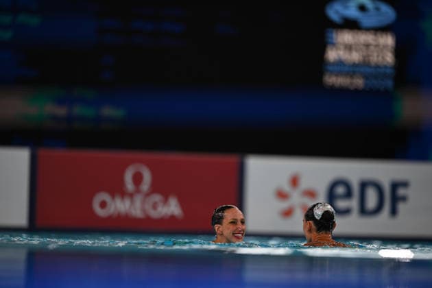 France, Paris, Centre Aquatique Olympique Metropole du Grand Paris, 31.07.2026, European Aquatics Championships Artistic Swimming - Day 1 - Duet Free Preliminary, Enrica Piccoli and Lucrezia Ruggiero of Itali Photo by Eibner Pressefoto Tino Henschel European Aquatics Championships Artistic Swimming - Day 1 - Duet Free Preliminary Paris *** France, Paris, Centre Aquatique Olympique Metropole du Grand Paris, July 31, 2026, European Aquatics Championships, Artistic Swimming, Day 1, Duet Free Preliminary, Enrica Piccoli and Lucrezia Ruggiero of Italy. Photo by Eibner Pressefoto, Tino Henschel. European Aquatics Championships, Artistic Swimming, Day 1, Duet Free Preliminary, Paris Copyright: xEibnerxPressefotox