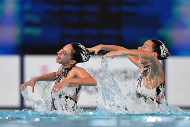France, Paris, Centre Aquatique Olympique Metropole du Grand Paris, 31.07.2026, European Aquatics Championships Artistic Swimming - Day 1 - Duet Free Preliminary, Ana Culic and Thea Grima Buttigieg of Malta Photo by Eibner Pressefoto Tino Henschel European Aquatics Championships Artistic Swimming - Day 1 - Duet Free Preliminary Paris *** France, Paris, Centre Aquatique Olympique Metropole du Grand Paris, July 31, 2026, European Aquatics Championships, Artistic Swimming, Day 1, Duet Free Preliminary, Ana Culic and Thea Grima Buttigieg of Malta. Photo by Eibner Pressefoto, Tino Henschel. European Aquatics Championships, Artistic Swimming, Day 1, Duet Free Preliminary, Paris Copyright: xEibnerxPressefotox