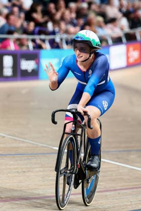 Glasgow 2026 Commonwealth Games Picture by Alex Whitehead SWpix.com - 31 07 2026 - Glasgow 2026 Commonwealth Games - Track cycling, Rad, Radsport, Bahnrad, Bahn and Para Track Cycling - Sir Chris Hoy Velodrome, Glasgow, Scotland - Women s Sprint - 1 8 Finals - Lauren Bell of Scotland Glasgow Sir Chris Hoy Velodrome Scotland Copyright: x xSWpix.comx(t axPhotographyxHubxLtd)xAlexxWhitehead SWpix.comx SWP-3030-16406