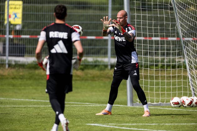 ST. JOHANN IN TIROL, AUSTRIA - JULY 31: Matthias Koebbing (Köbbing, Kobbing, 1. FC Koeln, 44) training individually before a friendly game between 1. FC Koeln vs. Hertha BSC Berlin at trainings camp of 1. FC Koeln in Kitzbuehel of season 2026 27 at Koasastadion on July 31, 2026 in St. Johann in Tirol, Austria. Austria Copyright: xSteffiexWunderlx