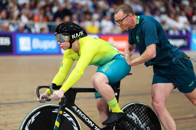 Glasgow 2026 Commonwealth Games Picture by Alex Whitehead SWpix.com - 31 07 2026 - Glasgow 2026 Commonwealth Games - Track cycling, Rad, Radsport, Bahnrad, Bahn and Para Track Cycling - Sir Chris Hoy Velodrome, Glasgow, Scotland - Women s Sprint Qualifying - Molly McGill of Australia Glasgow Sir Chris Hoy Velodrome Scotland Copyright: x xSWpix.comx(t axPhotographyxHubxLtd)xAlexxWhitehead SWpix.comx SWP-3030-16323
