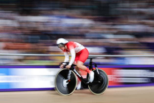 Glasgow 2026 Commonwealth Games Picture by Alex Whitehead SWpix.com - 31 07 2026 - Glasgow 2026 Commonwealth Games - Track cycling, Rad, Radsport, Bahnrad, Bahn and Para Track Cycling - Sir Chris Hoy Velodrome, Glasgow, Scotland - Women s Sprint Qualifying - Katy Marchant of England Glasgow Sir Chris Hoy Velodrome Scotland Copyright: x xSWpix.comx(t axPhotographyxHubxLtd)xAlexxWhitehead SWpix.comx SWP-3030-16330