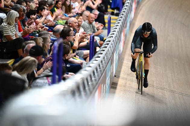 Glasgow 2026 Commonwealth Games Picture by Olly Hassell SWpix.com - 31 07 2026 - Glasgow 2026 Commonwealth Games - Track cycling, Rad, Radsport, Bahnrad, Bahn and Para Track Cycling - Sir Chris Hoy Velodrome, Glasgow, Scotland - Women s Sprint Qualifying - Ellesse Andrews of New Zealand Glasgow Sir Chris Hoy Velodrome Scotland Copyright: x xSWpix.comx(t axPhotographyxHubxLtd)xOllyxHassell SWpix.comx SWP-3030-16338
